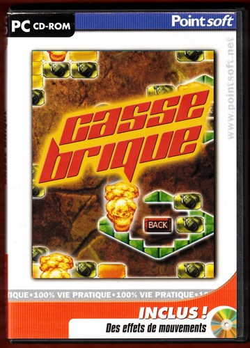 Casse brique cd rom - casse, pc